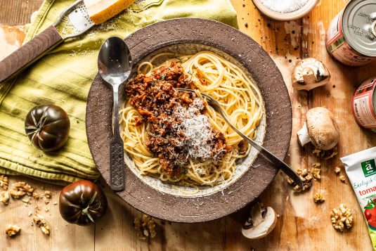 Vegetarisk bolognese - Mikkel Bækgaards Madblog